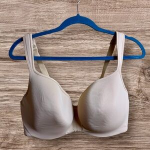 Cacique smooth lightly lined balconette nude bra. 38F